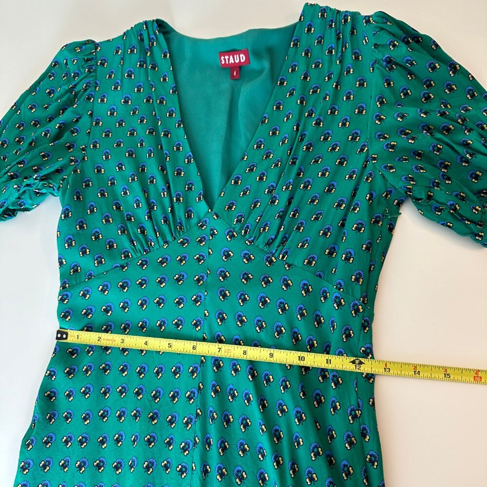 STAUD Milla Mini Dress in Vine Calico - Picture 9 of 10